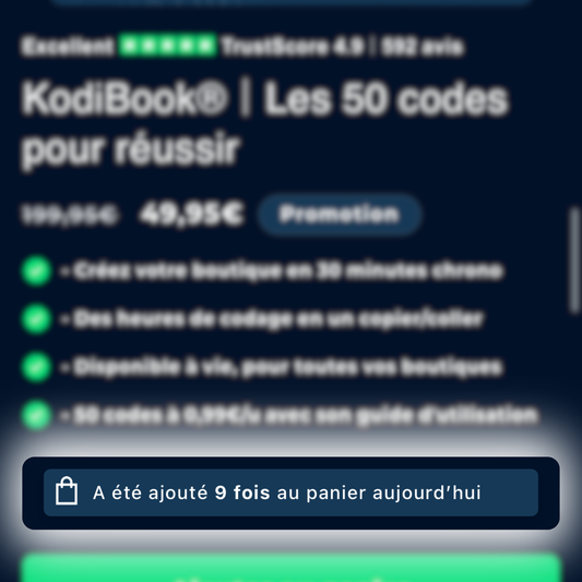 N°15|X ajouts au panier background
