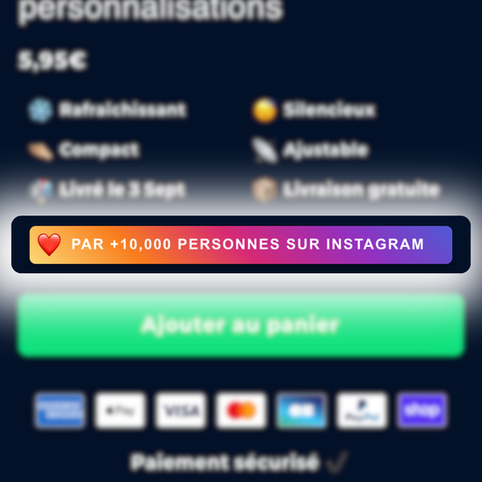 N°9|Aimé par 10,000+ sur Instagram