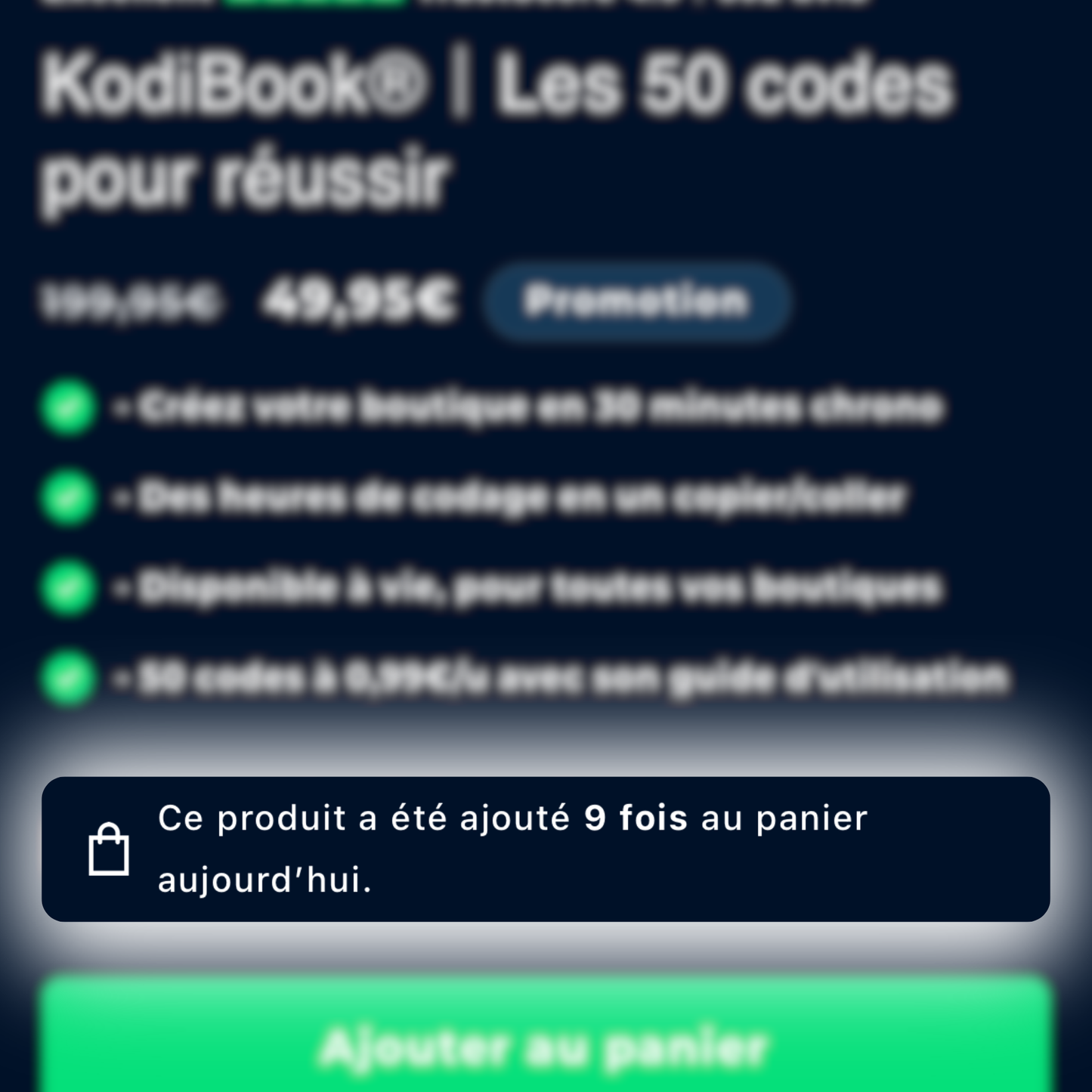 N°16｜X ajouts au panier