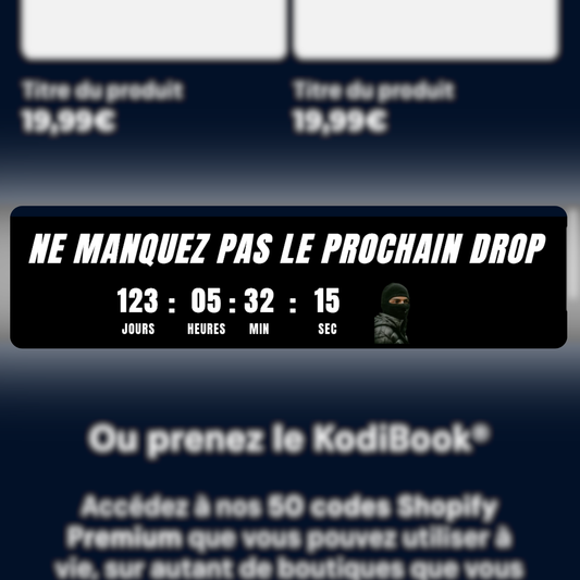 N°41｜Barre d'annonce avec timer