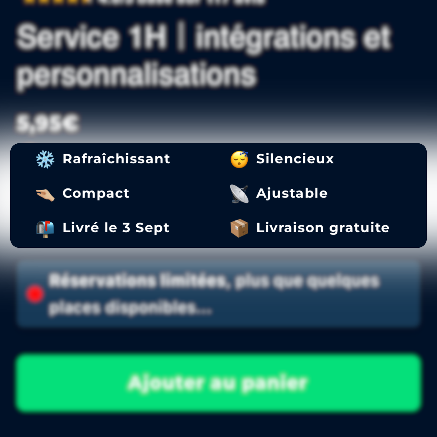 N°8｜6 Bullet points avec date livraison